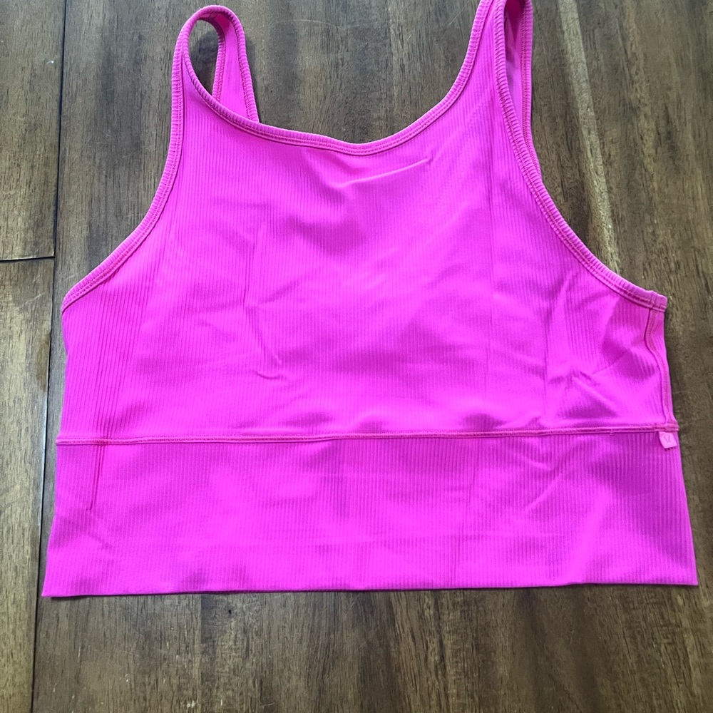 Lululemon power pivot tank sonic pink